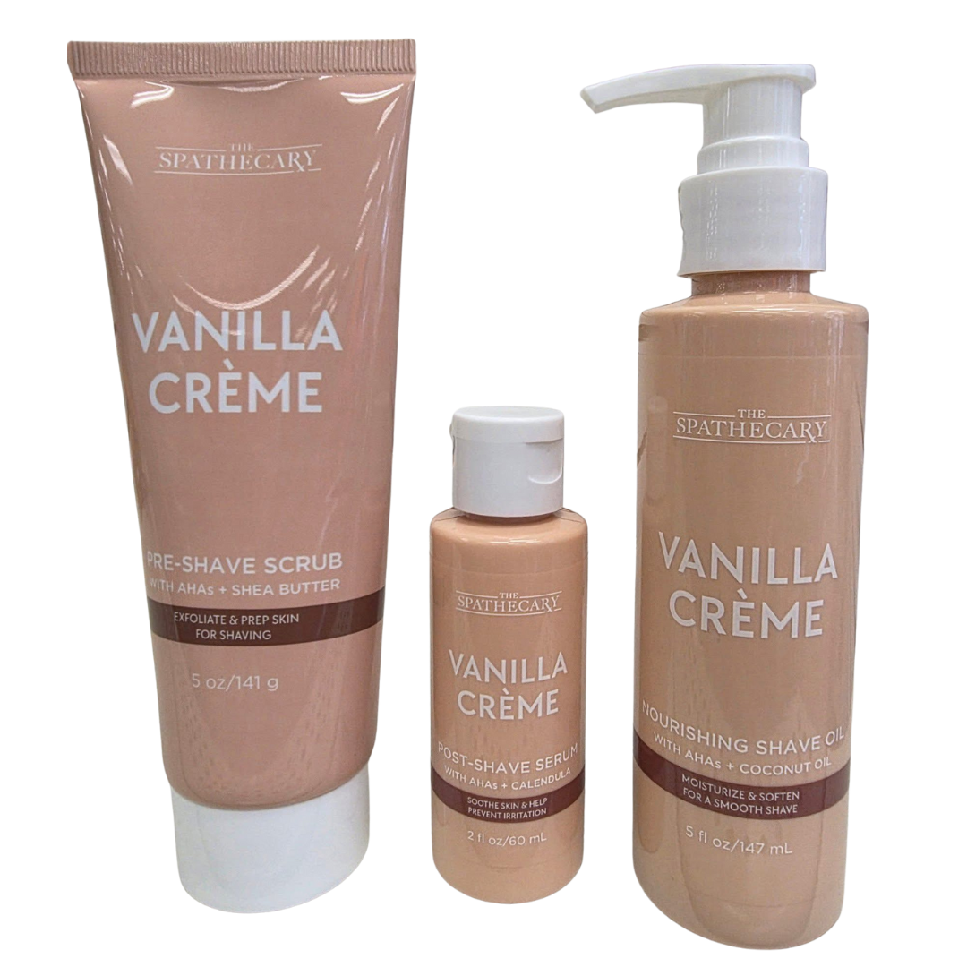 Spathecary Vanilla Crème Shave Set