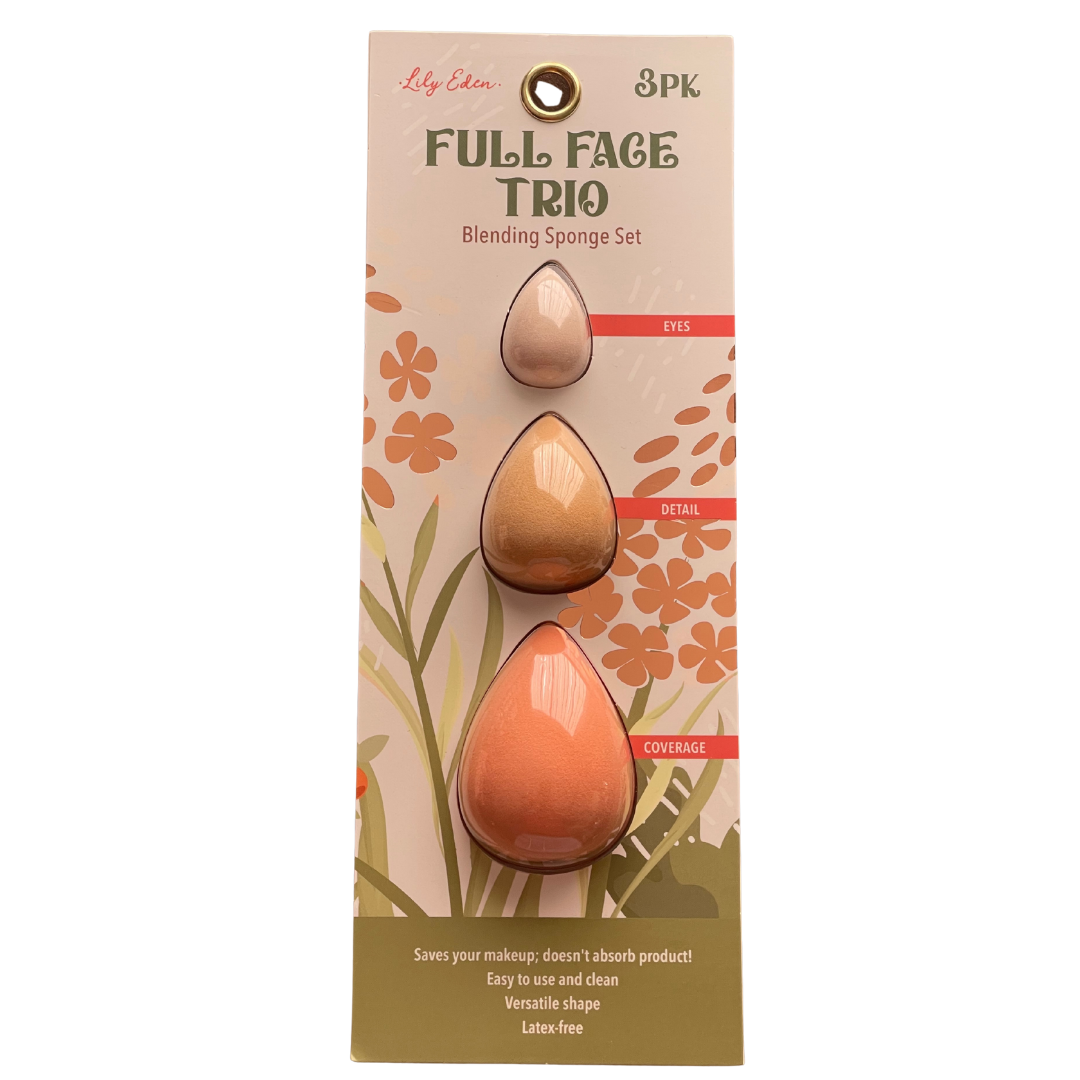 Lily Eden Full Face Trio Beauty Blender Set