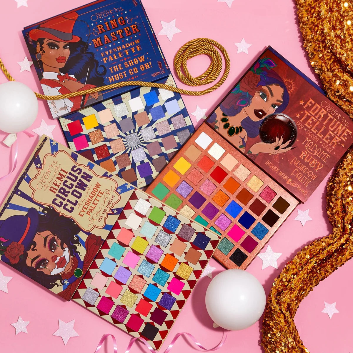 Beauty Creations Circus Eyeshadow Palette Collection