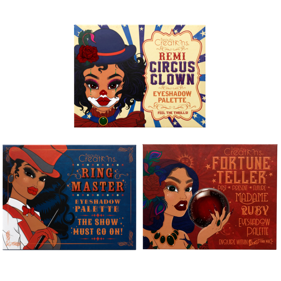Beauty Creations Circus Eyeshadow Palette Collection