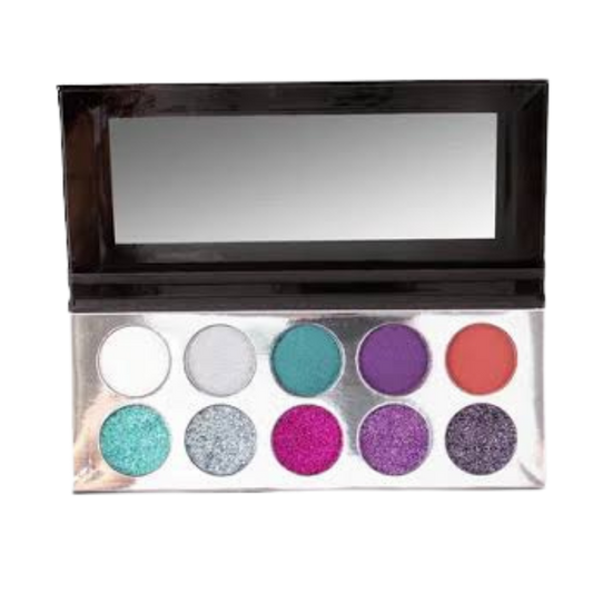 Trend Beauty Silver Glitter Eyeshadow Palette
