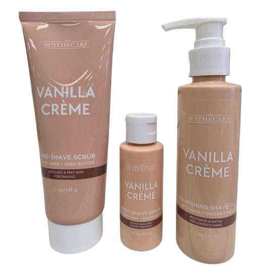 Spathecary Vanilla Crème Shave Set