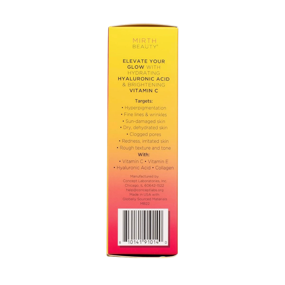 Mirth Beauty Vitamin C & Hyaluronic Brightening & Hydrating Face Serum
