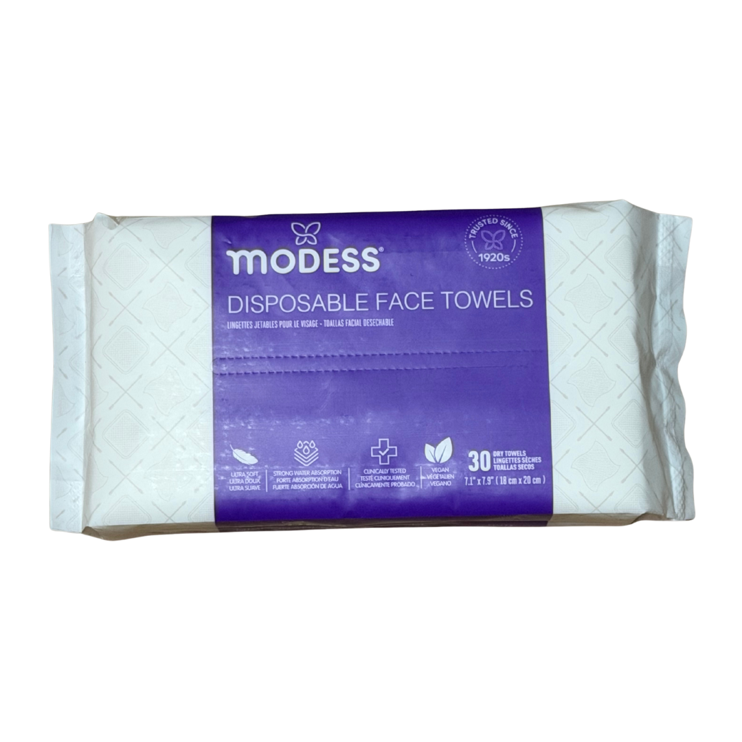 Modess Disposable Face Towels