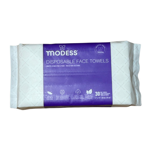 Modess Disposable Face Towels