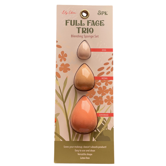 Lily Eden Full Face Trio Beauty Blender Set