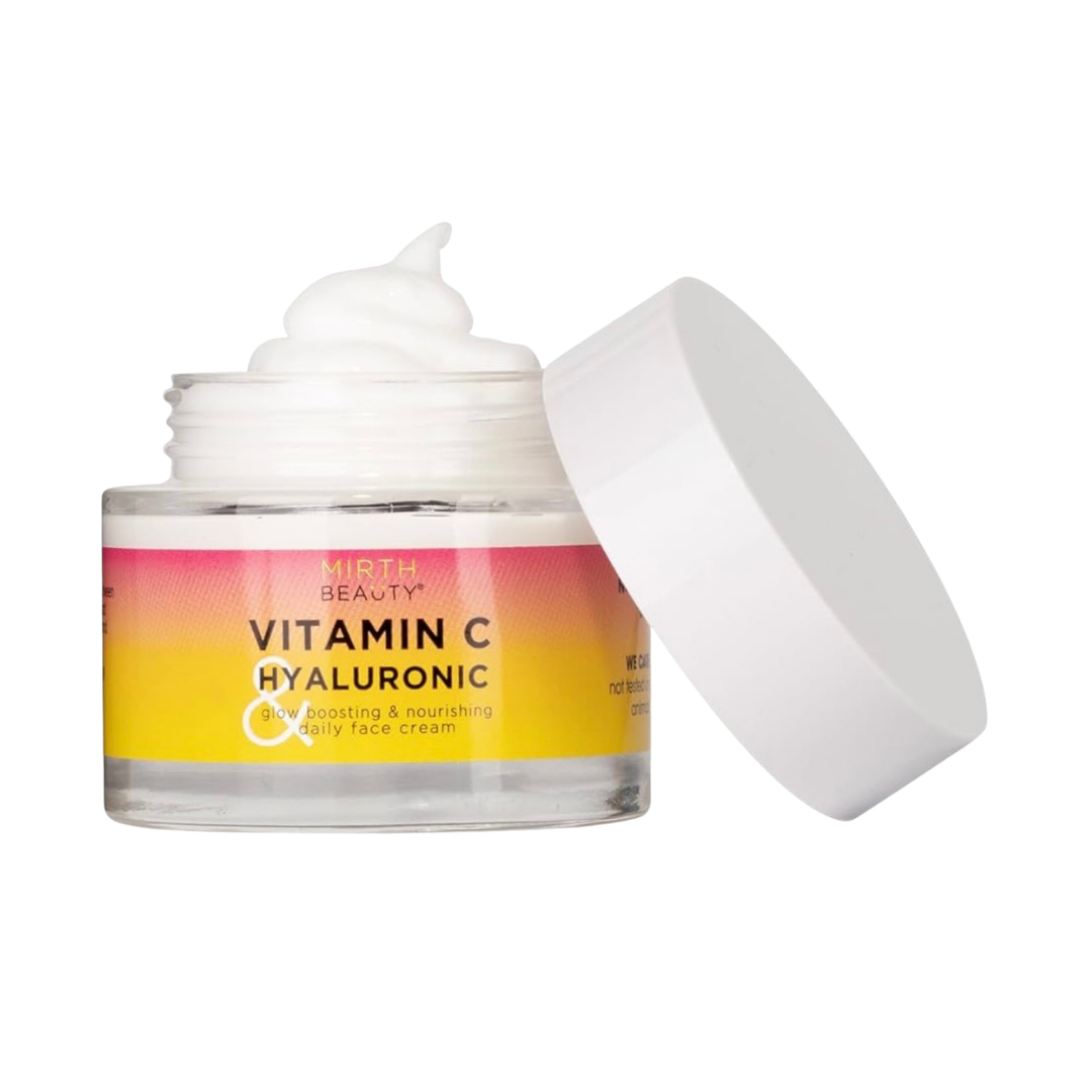 Mirth Beauty Vitamin C & Hyaluronic Glow Boosting & Nourishing Daily Face Cream